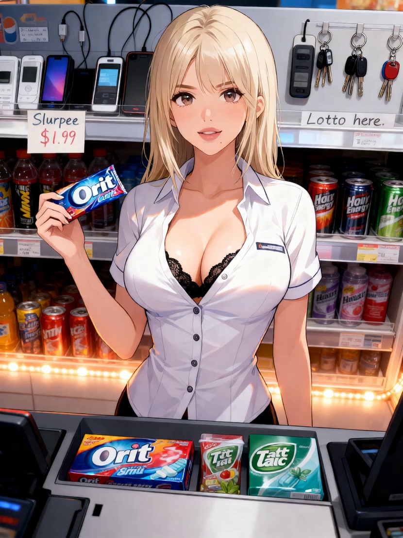 Tempting Cashier